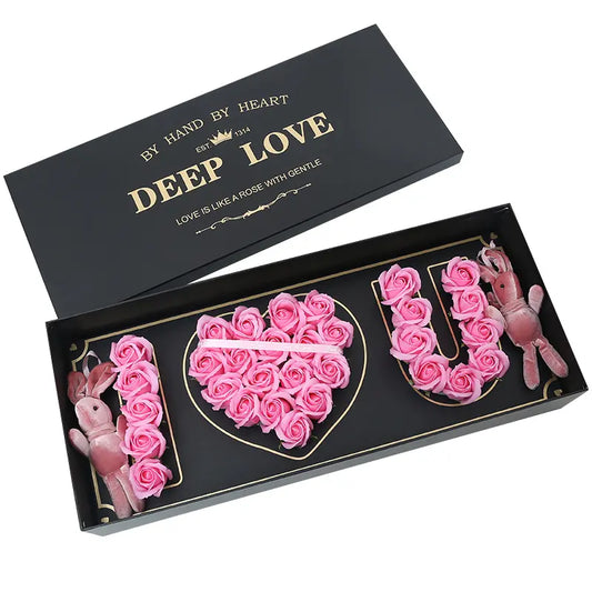 I Love You - Luxury Rose Soap Flower